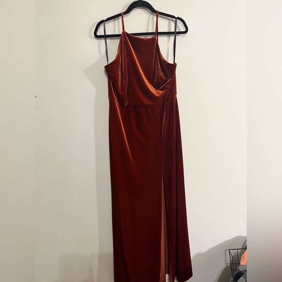 Dessy Auburn Moon Bridesmaid Dress LB021 - Picture 1 of 1